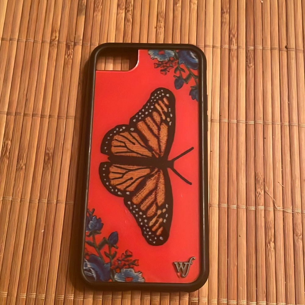 Wildflower butterfly iphone 7/8 case